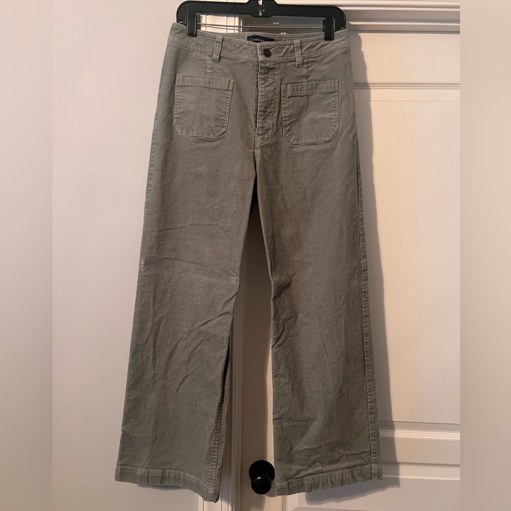 United By Blue Sage Green Corduroy Pants
